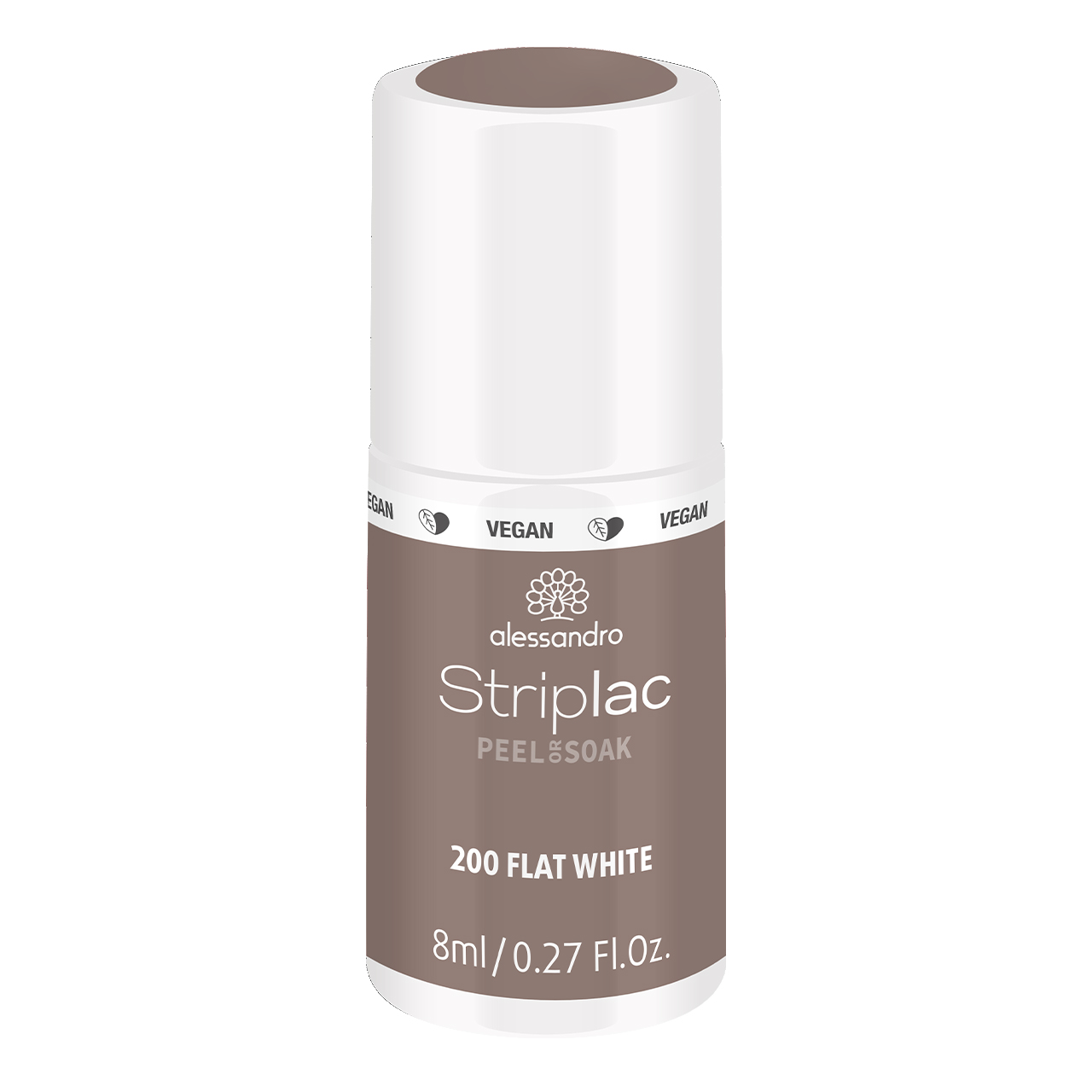 Striplac Peel or Soak Flat white