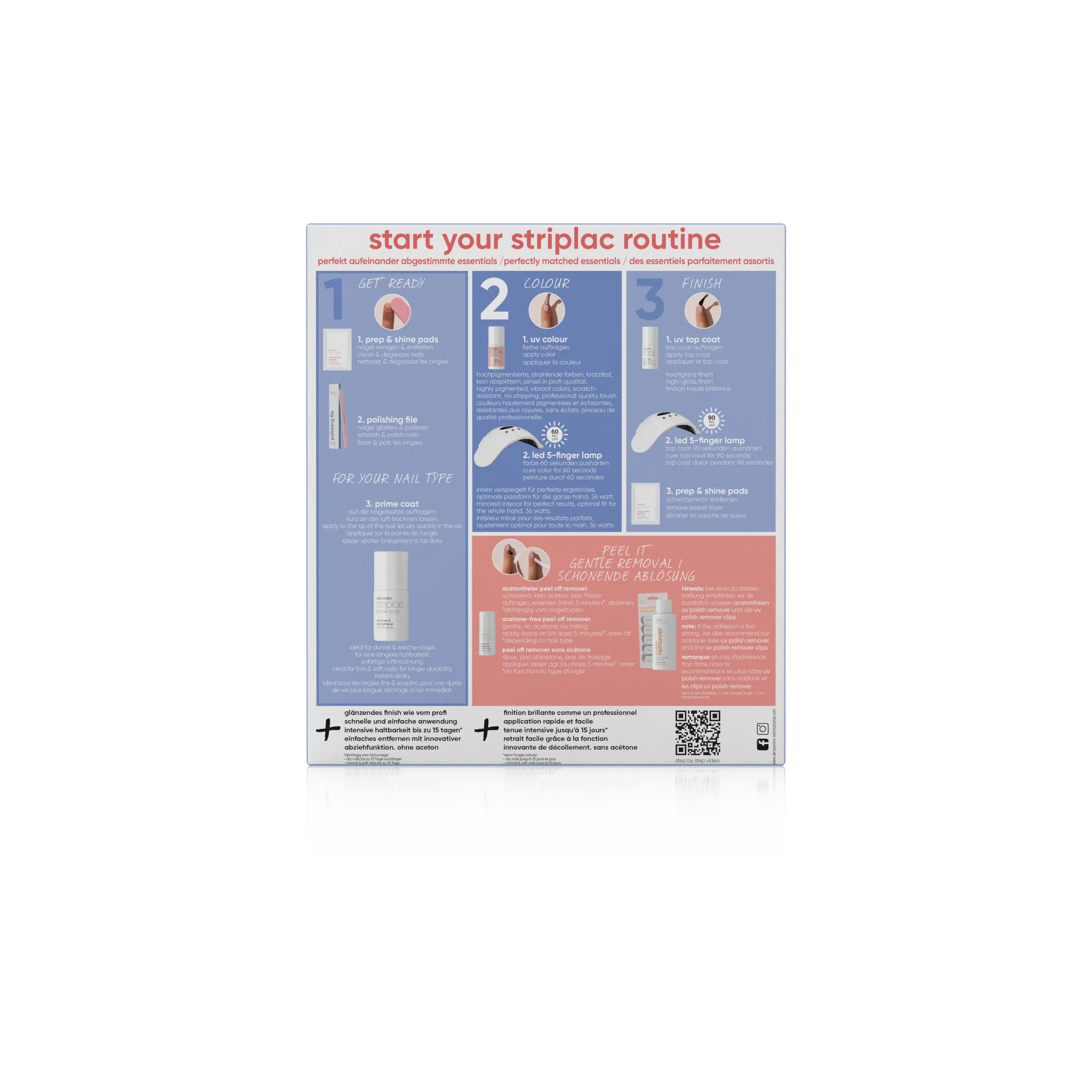 Striplac Uv Starter Set Normal & Soft Nails - 1 Colour