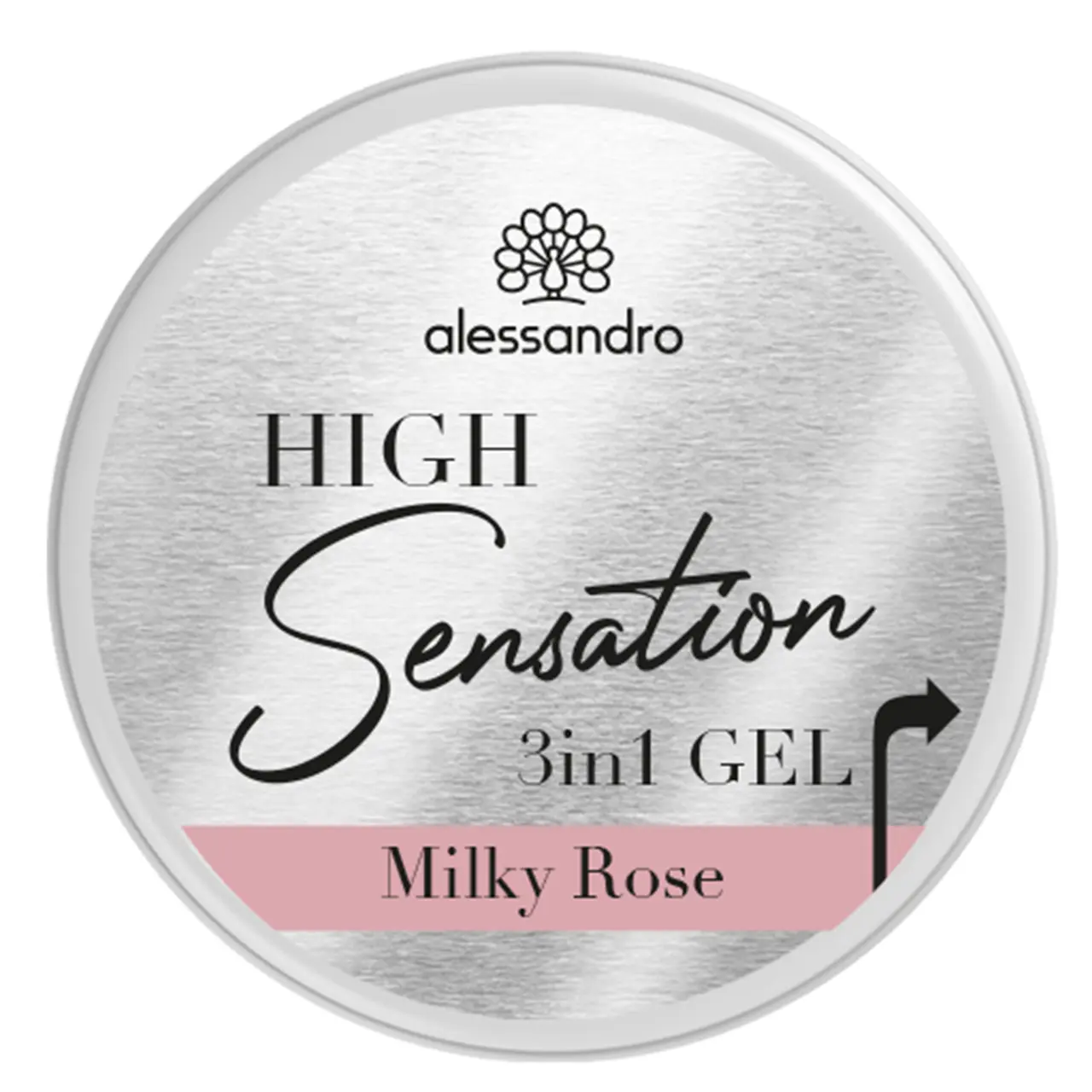 High Sensation 3in1 Gel, Milky Rose
