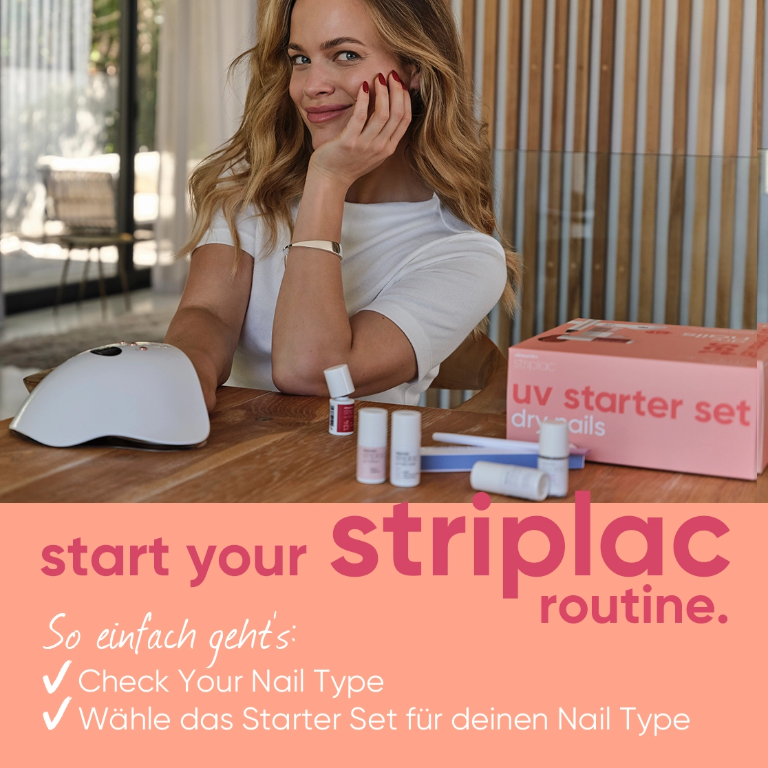 Striplac Uv Starter Set Dry Nails - 2 Colours